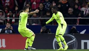 Ousmane Dembele gelang gegen Atletico Madrid der wichtige Ausgleich.