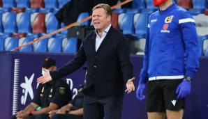 "Wir sind sehr enttäuscht": Barca-Trainer Ronald Koeman war vor allem mit der zweiten Hälfte unzufrieden.