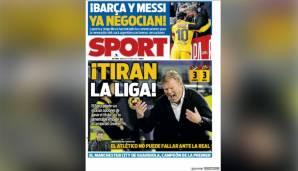 SPORT: "Sie werfen die Liga weg! Barca verliert nach dem kläglichen Unentschieden bei Levante seine geringen Chancen auf den Titelgewinn."