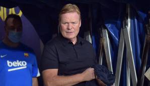 Ronald Koeman flog mit Rot vom Platz.