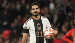 Ilkay Gündogan im Trikot der deutschen Nationalmannschaft. In welchem Klub-Trikot er ab der kommenden Saison spielt, ist noch unklar.