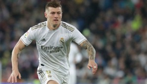 Toni Kroos' Lieblingstrikot bei Real Madrid hatte 2020 goldene Streifen.