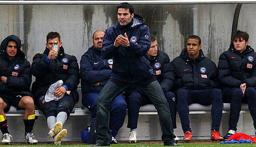 Rene Tretschok ist seit eineinhalb Jahren Jugendtrainer beim Hertha BSC