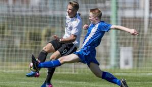 2017: Salih Özcan (U19) - Jann-Fiete Arp (U17, im Bild)