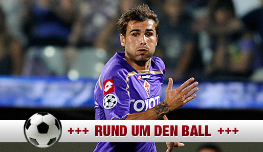 Der AC Florenz ist die achte Karrierestation für Adrian Mutu. Dazu gehörten auch Inter und Chelsea