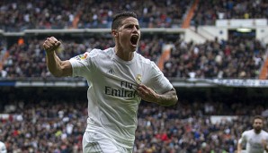 James Rodriguez spielt bei Real Madrid