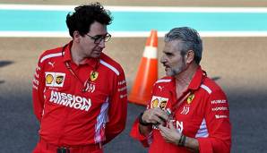 Von links: Mattia Binotto und Maurizio Arrivabene.