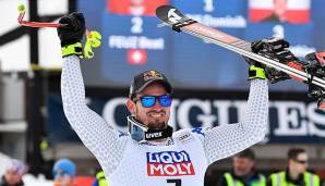 Dominik Paris gewinnt die Abfahrt in Kvitfjell.