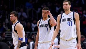 Dirk Nowitzki geht mit den Mavs in Brooklyn unter.