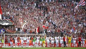 Die Südtribüne in Köln könnte bald der gelben Wand in Dortmund Konkurrenz machen.