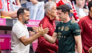 Robert Lewandowski und Hasan Salihamidzic haben sich wohl ausgesprochen.