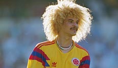 Carlos Valderama absolvierte von 1985 bis 1998 111 Länderspiele für Kolumbien