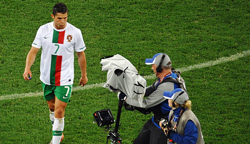 Cristiano Ronaldo ließ sich nach dem 0:1 gegen Spanien zu einer Geschmacklosigkeit hinreißen