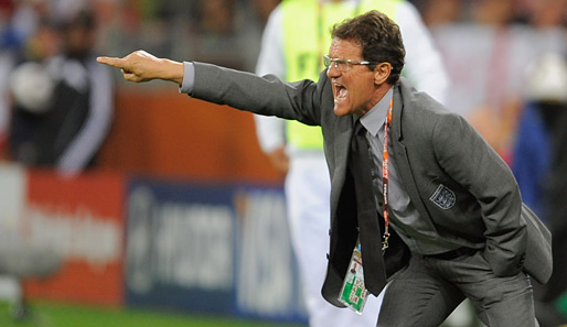 Die Three Lions von Fabio Capello holten in zwei WM-Spielen erst zwei Pünktchen