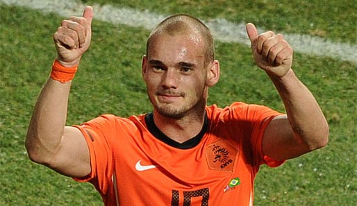 Wesley Sneijder ging durch den Triple-Gewinn mit Inter Mailand selbstbewusst in die WM