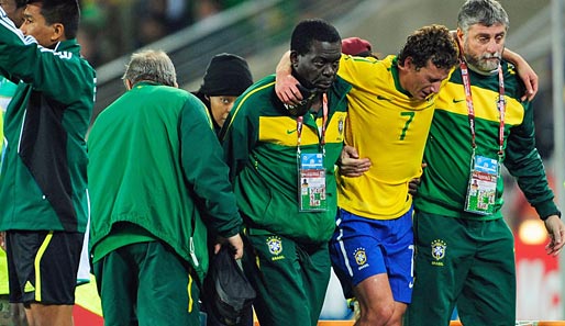 Elano muss aufgrund einer Schienbeinverletzung im letzten Gruppenspiel pausieren