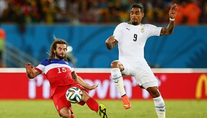 Ghana scheiterte in der Vorrunde, Kevin-Prince Boateng (r.) wurde suspendiert