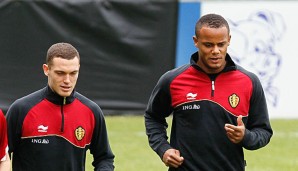 Thomas Vermaelen und Vincent Kompany drohen gegen die USA auszufallen