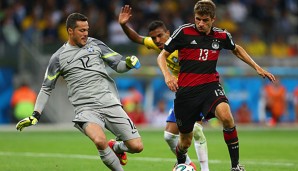 Julio Cesar wird den Platz im brasilianischen Tor frei machen