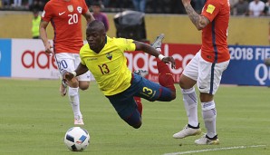 Enner Valencia soll gegen Chile eine Verletzung vorgetäuscht haben