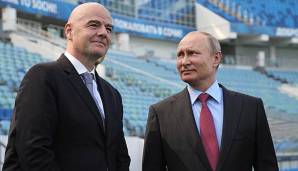 Gianni Infantino blickt der WM in Russland optimistisch entgegen.