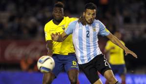 Ezequiel Garay (FC Valencia): Gesamtstärke 81. (nicht im finalen Kader)