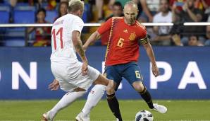 4. Andres Iniesta (Spanien; Vissel Kobe): 7 Prozent.