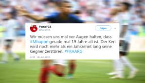 Apropos Mbappe: Der Junge ist erst 19. Neunzehn! Wir dürfen uns also noch lange an ihm erfreuen.