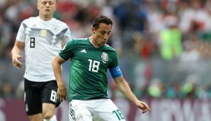 Andres Guardado: Der passsichere Nebenmann des Kämpfers Herrera. Überzeugte mit 89 Prozent angekommener Zuspiele. In der Schlussphase für Marquez ausgewechselt. Note: 2,5.