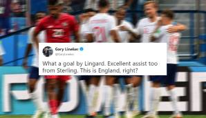 Gary Lineker traut seinen Augen nicht: "Das ist England, richtig?"