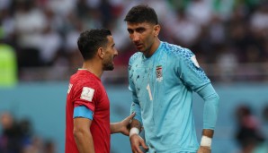 Im ersten Gruppenspiel musste Alireza Beiranvand wegen Verdachts auf eine Gehirnerschütterung sowie eines Nasenbeinbruchs ausgewechselt werden.