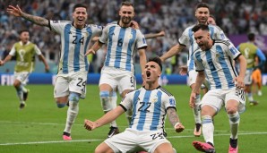 Besondere Momente im Lusail Iconic Stadium: Unter anderem entschied Argentinien dort das Viertelfinale gegen die Niederlande für sich.