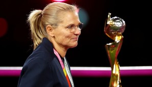 Sarina Wiegman führte England auf Platz zwei bei der WM 2023.