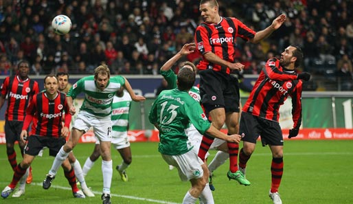 Greuther Fürth und Eintracht Frankfurt trennten sich im Spitzenspiel torlos Unentschieden