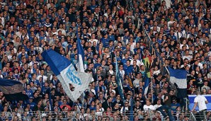 Die Bochum Fans waren mit der Leistung des Schiedsrichter-Assisten unzufrieden