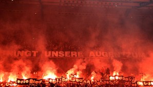 Im Stadionbereich kam es zu Auseinandersetzungen zwischen Fans und der Polizei