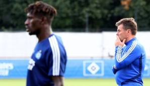 Dieter Hecking und der Hamburger SV stehen zu Bakery Jatta.