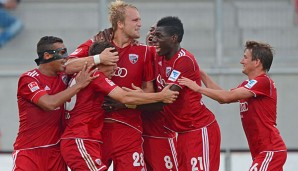 Philipp Hoffmann brachte die Schanzer mit seinem Führungstor auf die Siegerstraße