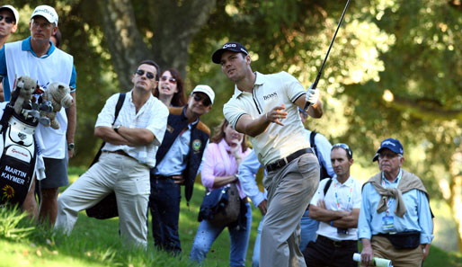 Martin Kaymer (M.) hat eine schlechte zweite Runde in Sotogrande gespielt