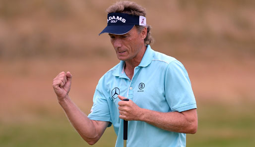 Bernhard Langer steht dicht vor seinem dritten Major-Titel auf der Senior Tour