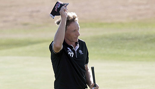 Bernhard Langer ist beim Senior Turnier in Southport mit dem Amerikaner Wiebe führend