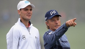 Bernhard Langer (r.) rutschte auf Platz 26, Martin Kaymer steigerte sich auf Rang 37