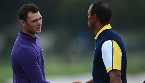 Ein Team: Martin Kaymer (l.) und Tiger Woods