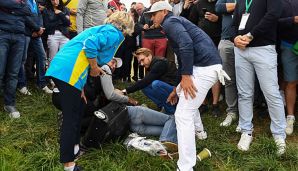 Brooks Koepka hat beim Ryder Cup eine Zuschauerin im Gesicht getroffen.