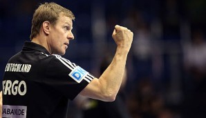 Martin Heuberger konnte zum Auftakt des Supercup mit dem DHB-Team zufrieden sein