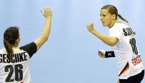 Die deutschen Handballerinnen präsentieren sich vor dem Duell mit Mazedonien in guter Form