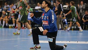 Da kann Silvio Heinevetter nur die Faust zeigen - die Füchse stehen im Final-Four des EHF-Cups