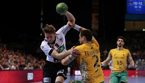 Tobais Reichmann und die deutschen Handballer siegten gegen Brasilien