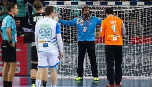 Sloweniens Trainer Veselin Vujovic war gar nicht mehr zu beruhigen