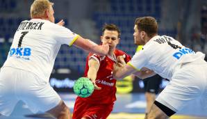 Deutschlands Handballer haben ihr vorletztes Testspiel vor der EM gewonnen.